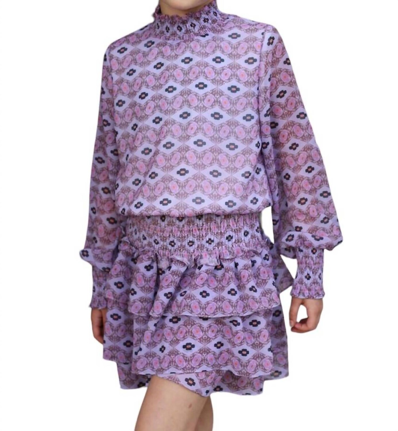 

Пурпурное платье Halston Pleat, фиолетовый