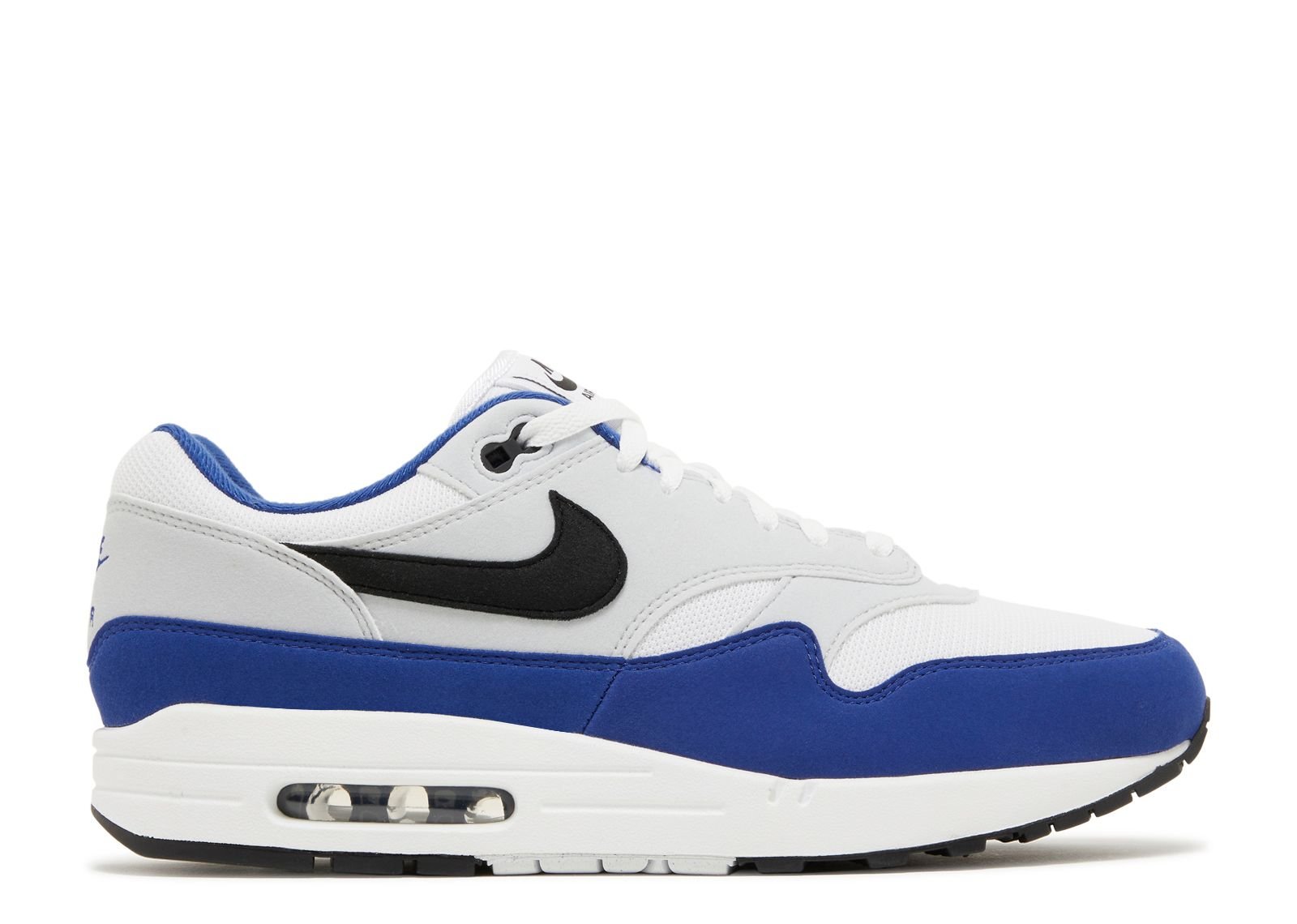 высокие кроссовки air trainer 1 nike цвет light silver football grey black deep royal blue universal gold white Кроссовки Nike Air Max 1 'Deep Royal Blue', белый