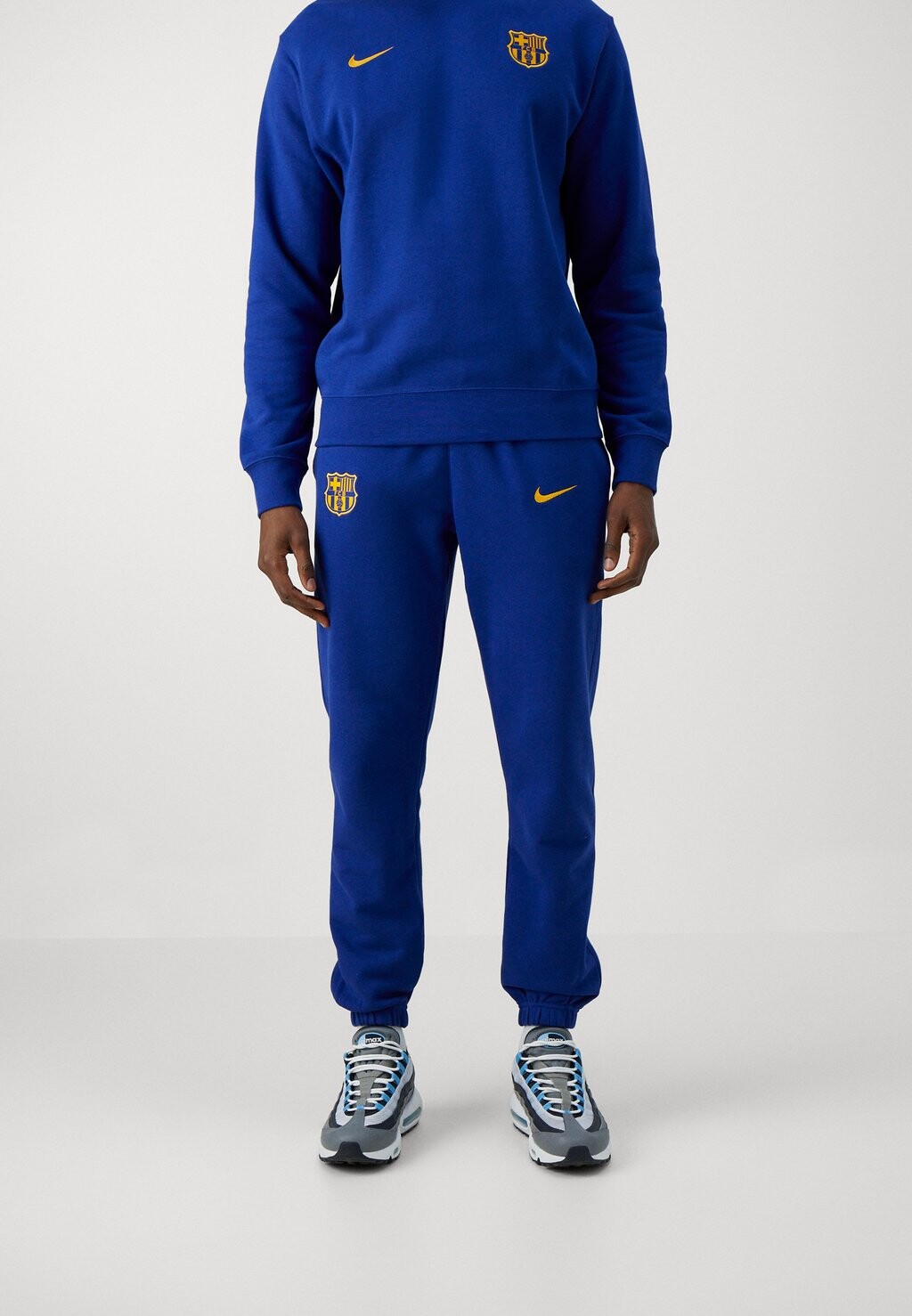 

Брюки с символикой FC BARCELONA CLUB PANT Nike, цвет deep royal blue/university gold
