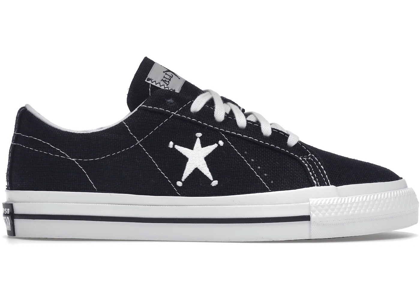 

Кеды Converse Chuck One Star Ox Stussy, черный / белый