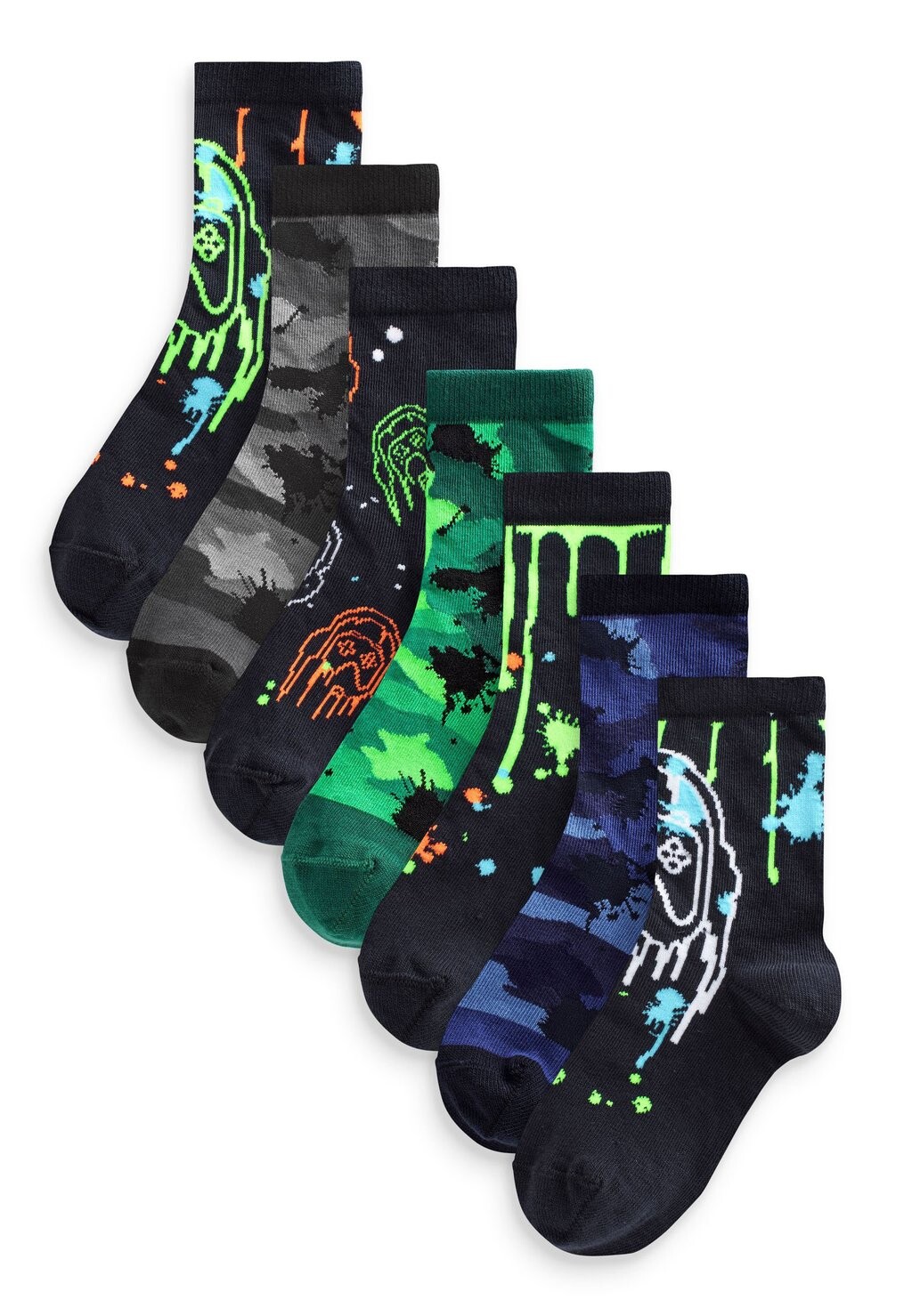 

Носки RICH 7 PACK . Next, цвет multi gamer