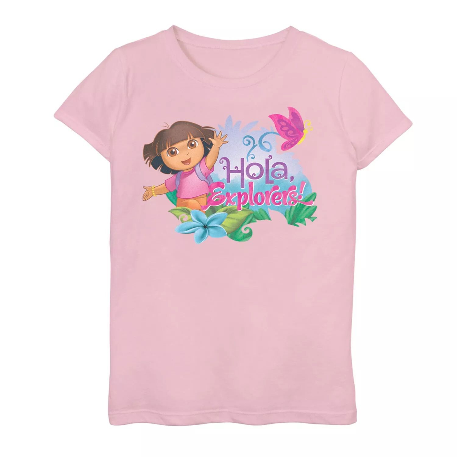 

Футболка Dora The Explorer для девочек 7–16 лет Hola Explorers Licensed Character