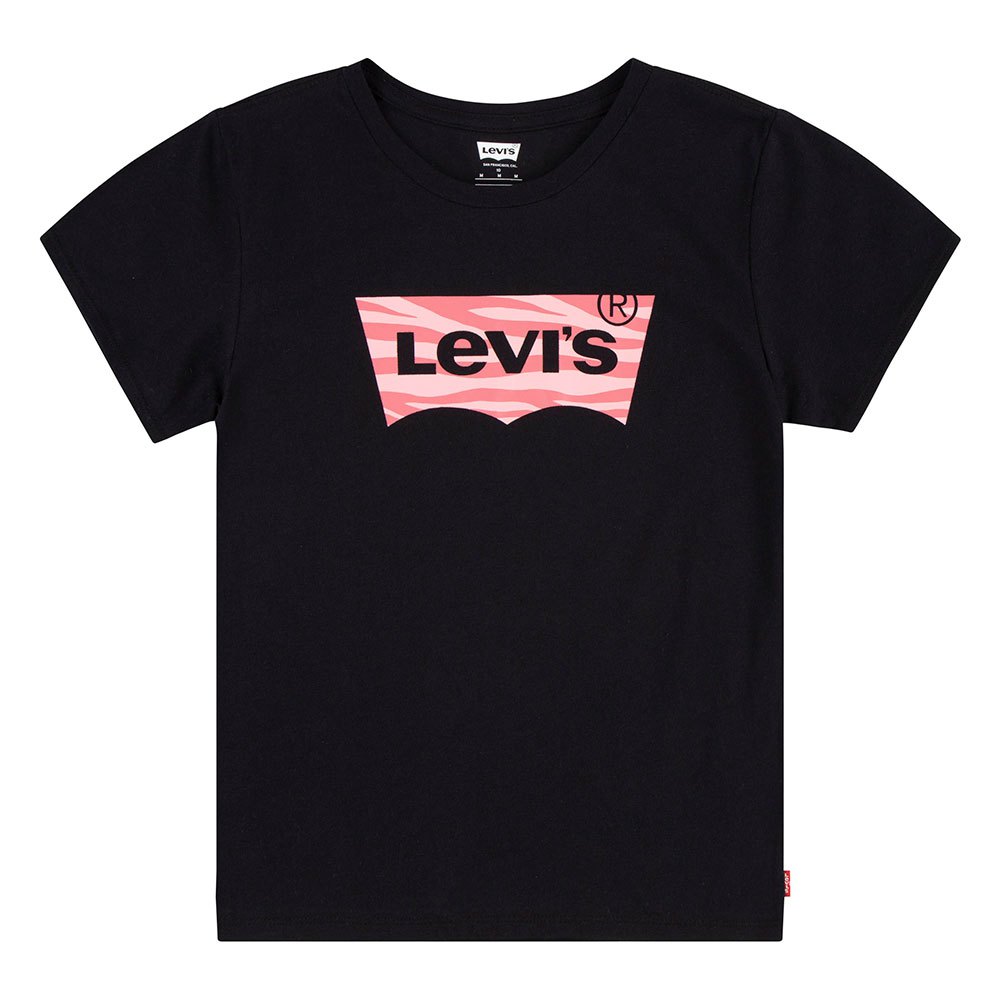 футболка levi s размер s черный Футболка Levi´s Zebra Batwing Short Sleeve Round Neck, черный