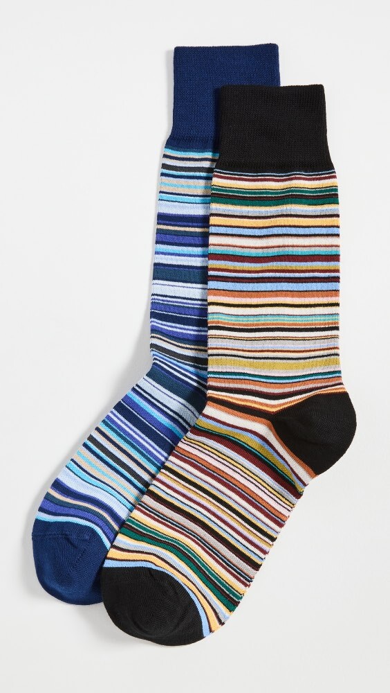 

Носки Paul Smith Signature Stripes 2 шт, разноцветный