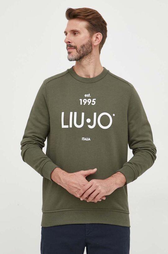 

Толстовка из хлопка Liu Jo, зеленый