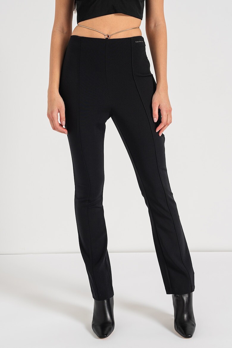 

Брюки с высокой талией Calvin Klein Jeans, черный