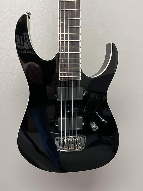 Электрогитара Ibanez RGIB21 Baritone Guitar 2023 - Black uniplus m21 500 595 compatible brady m21 vinyl label tapes 0 5 inch 12 7mm for brady bmp21 plus iapal labpal label maker wt bk
