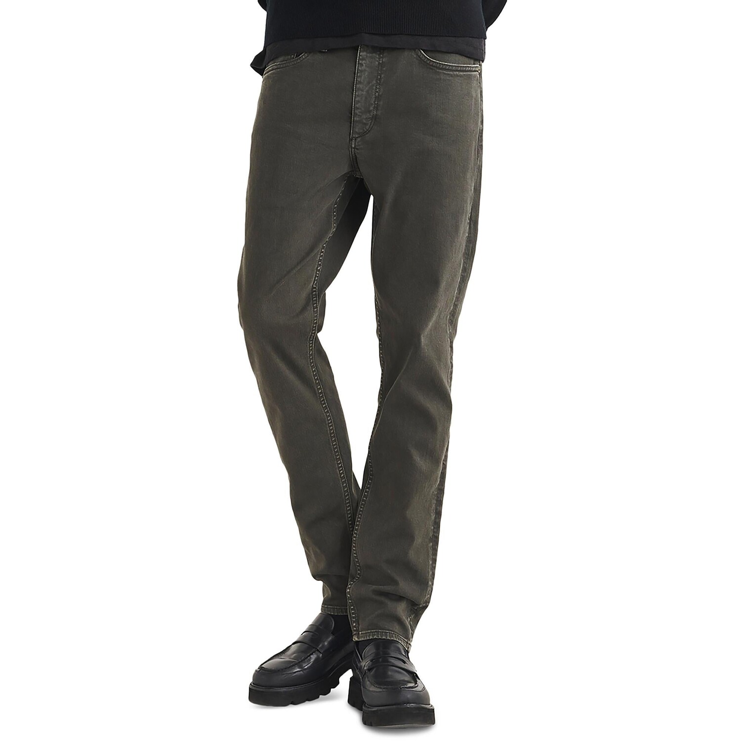 

Мужские эластичные прямые джинсы со средней посадкой Rag & Bone Jeans, цвет Surf Gray