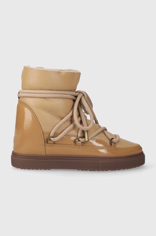 

Кожаные зимние ботинки Gloss Wedge Inuikii, бежевый