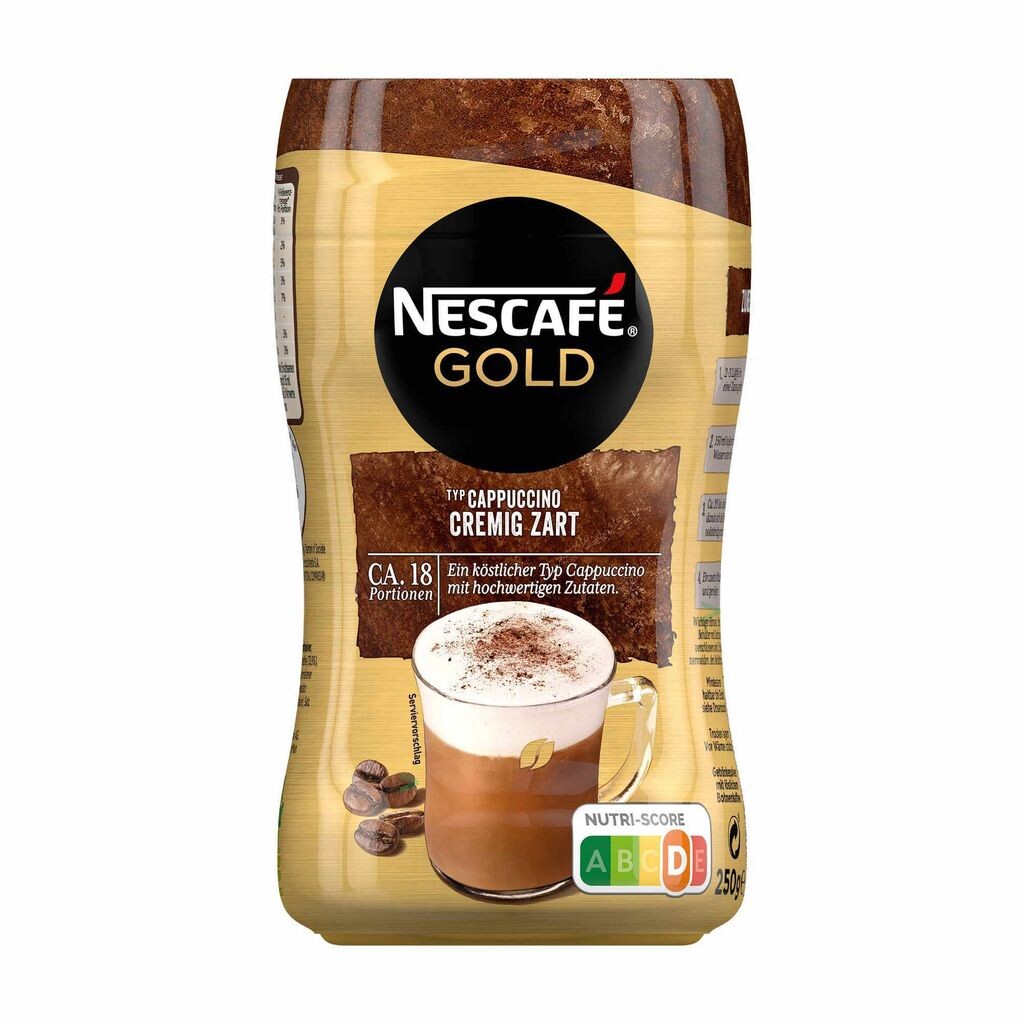 

Растворимый кофе Nescafe Gold Type Cappuccino Creamy Delicate (банка 250г)+усей блок USY