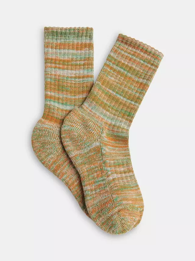 

Носки Whistles Chunky Marl Stripe, цвет green/multi