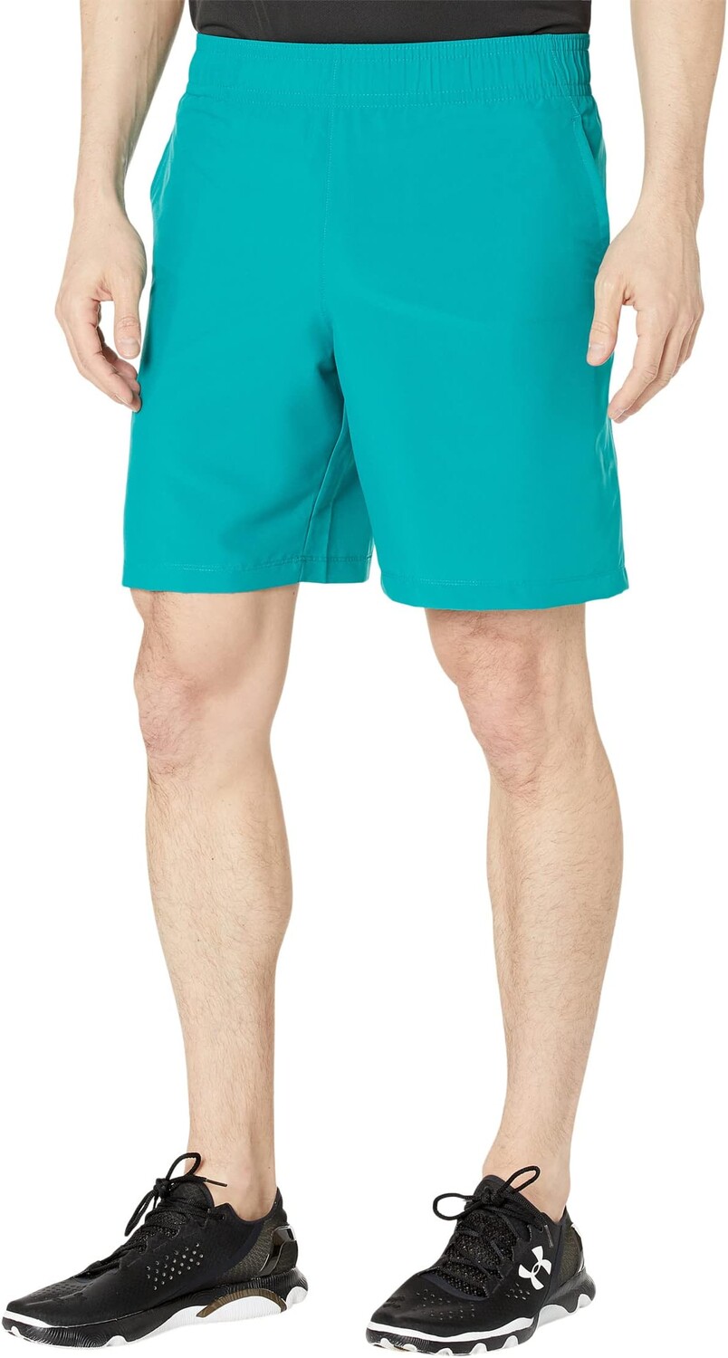 

Тканые шорты с рисунком Under Armour, цвет Coastal Teal/White