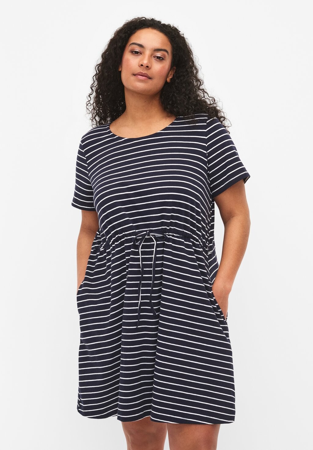 Туника Zizzi туника short sleeved zizzi цвет black stripe