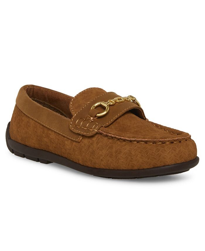 

Мокасины для маленьких мальчиков Bjustin Steve Madden, коричневый/бежевый