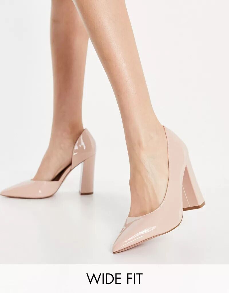 

Бежевые туфли широкого кроя Walter D'Orsay ASOS