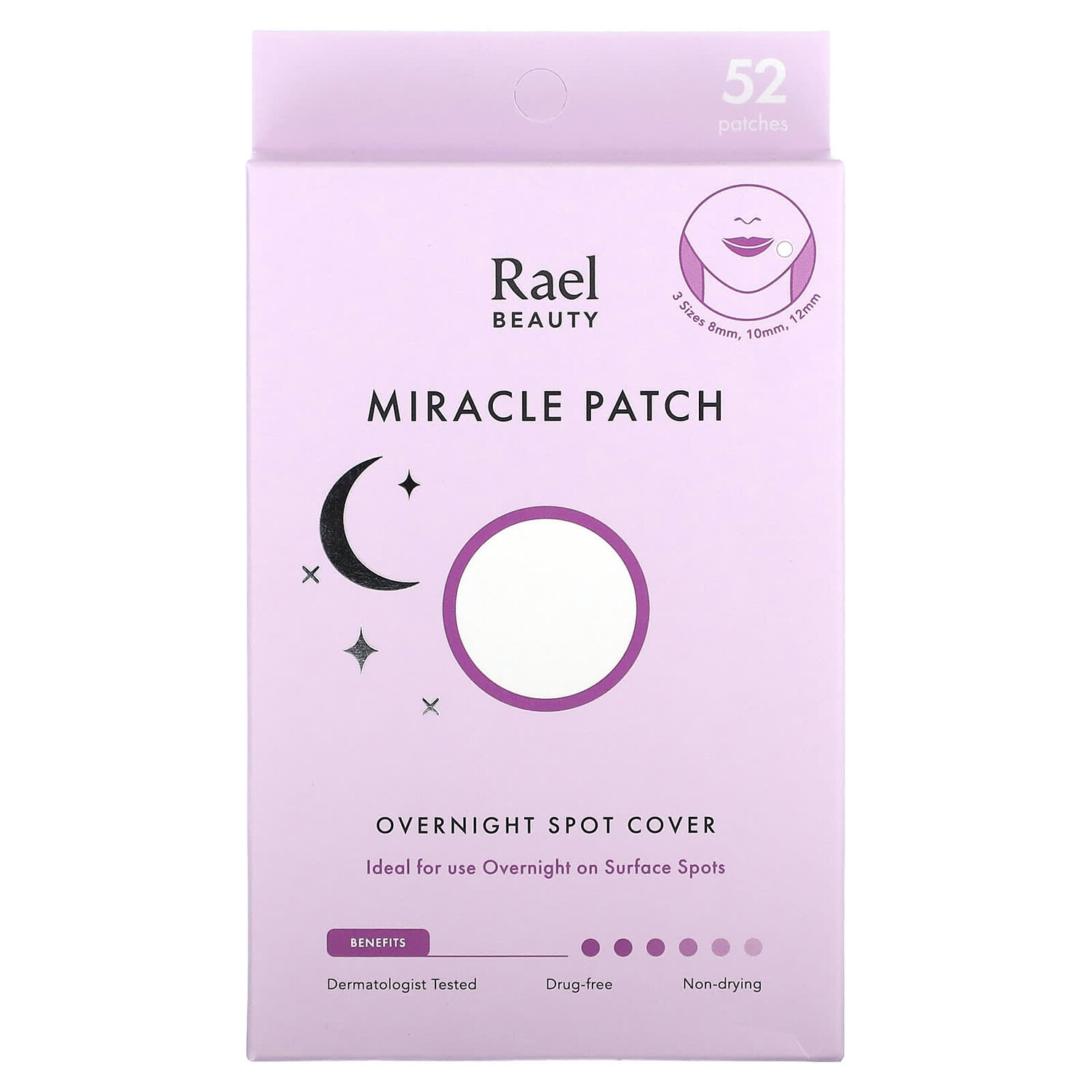 

Inc., Beauty, Miracle Patch, ночное покрытие, 52 патча, Rael
