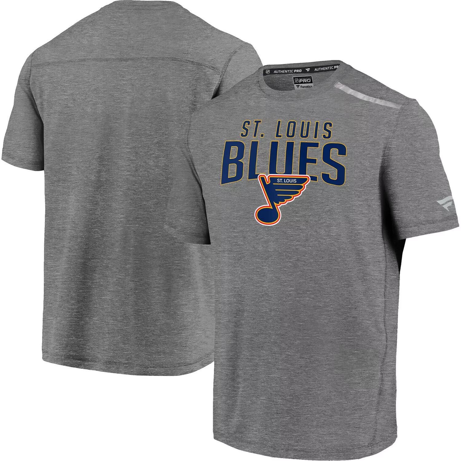 

Мужская футболка с логотипом Fanatics серого цвета St. Louis Blues Special Edition Refresh, Серый