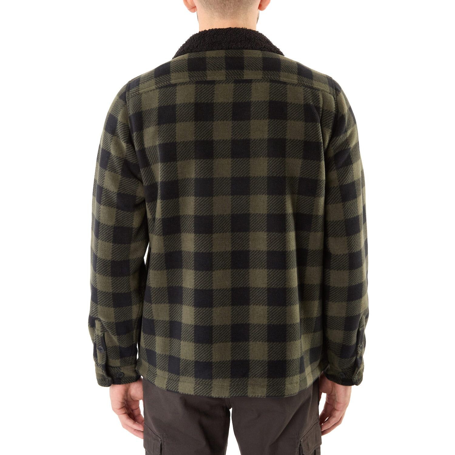 

Мужская куртка Smith's Workwear из флиса в клетку на подкладке из шерпы