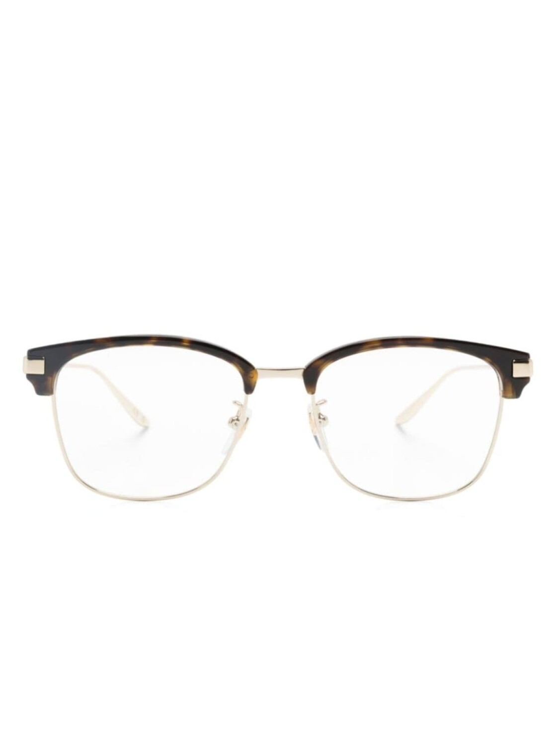 

Gucci Eyewear очки в квадратной оправе черепаховой расцветки, золотистый