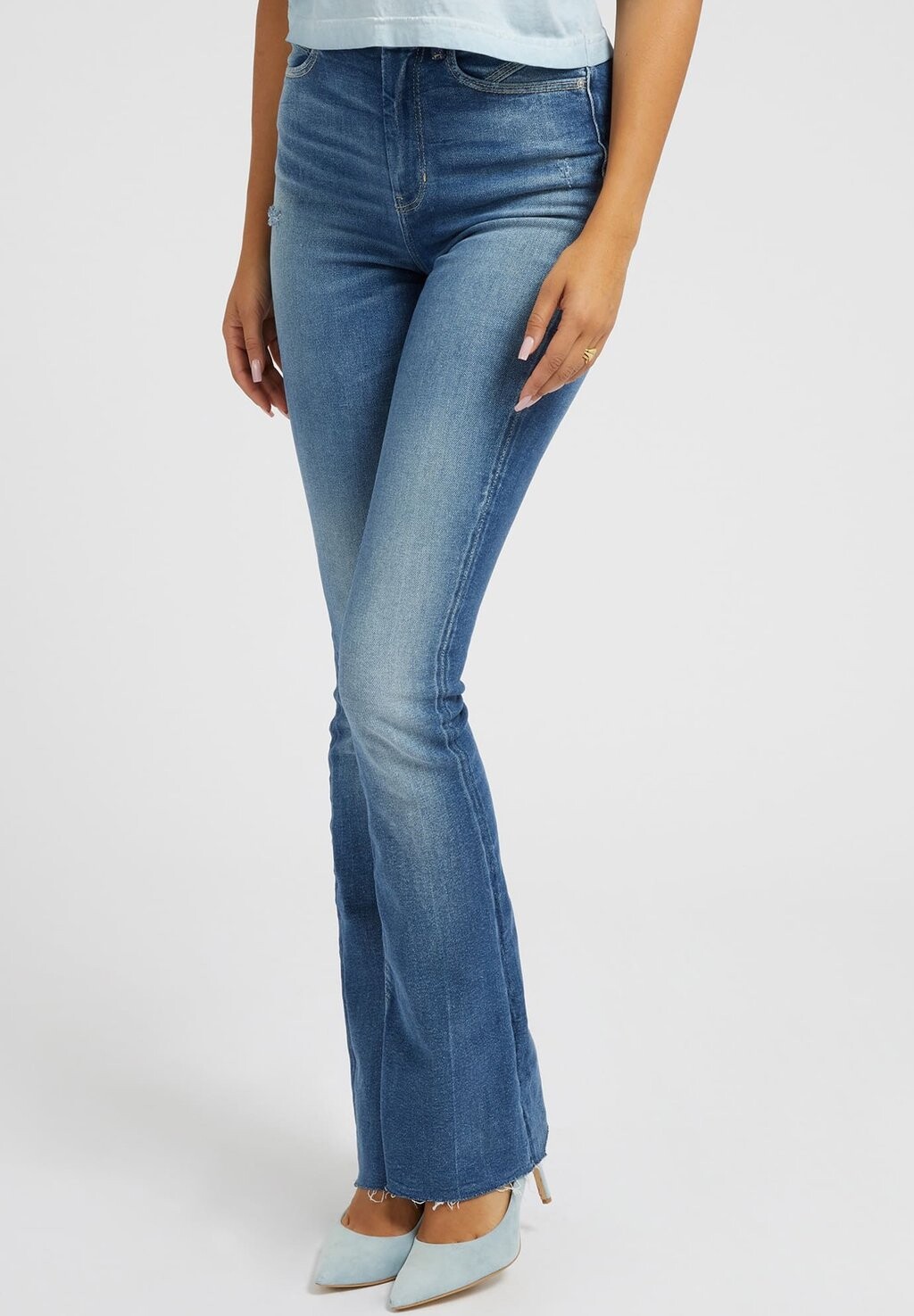 

Джинсы Bootcut Guess, синий