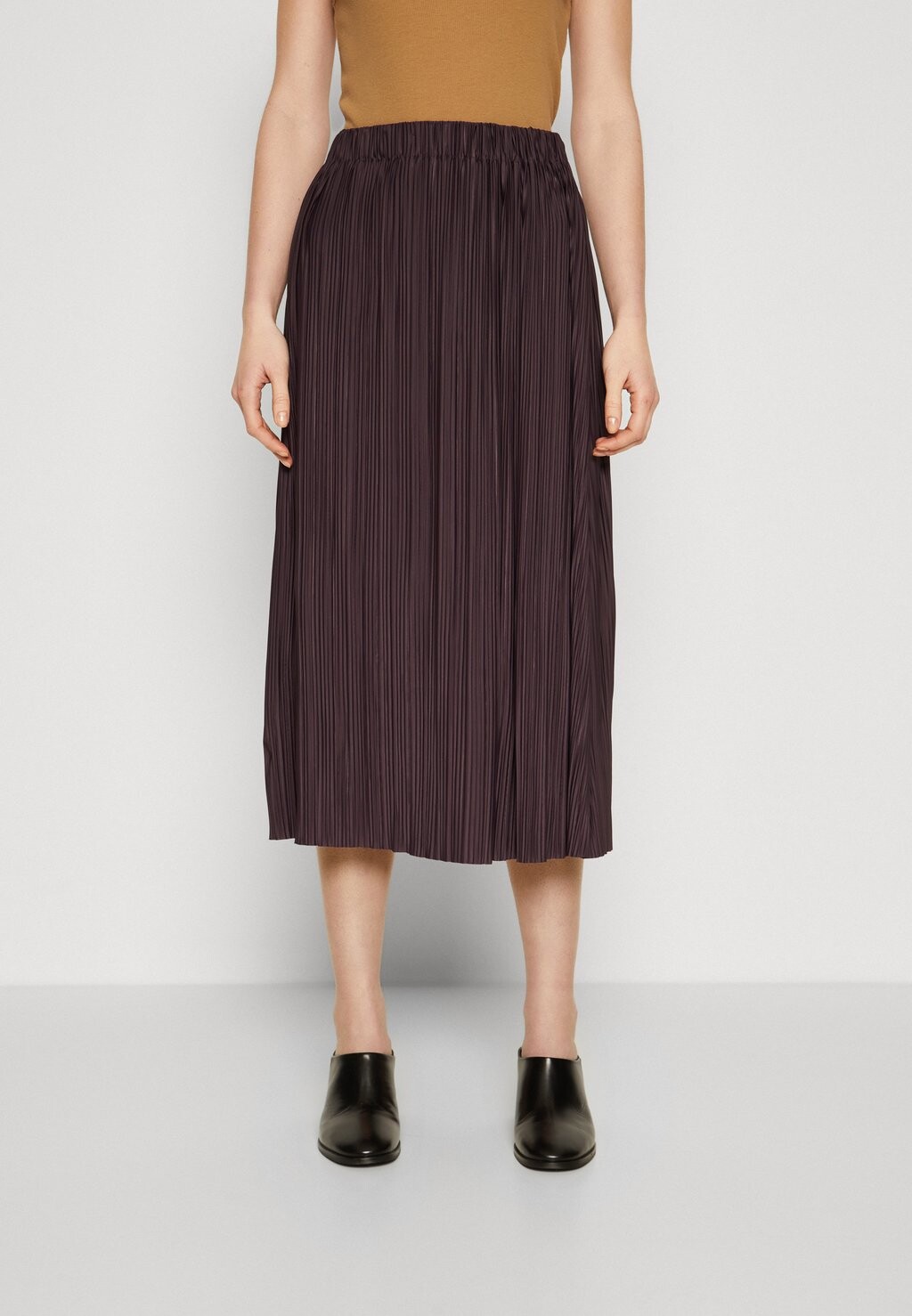 

Юбка плиссе UMA SKIRT Samsøe Samsøe, темно фиолетовый