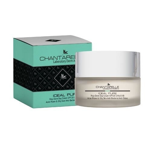 

Себорегулирующий дневной крем для жирной кожи, IDEAL PURE Poly-Derm Sebum Balance Day Cream SPF20 UVA/UVB, 50 мл Chantarelle, Red Stop