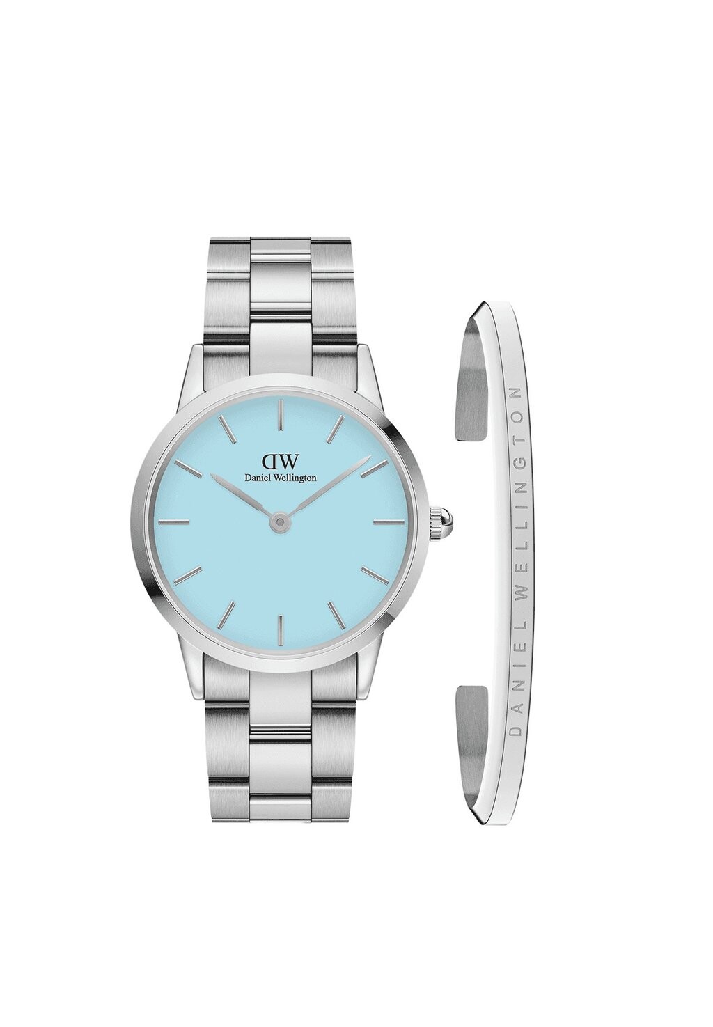 

Часы Iconic Link Capri 36 + Браслет Малый Daniel Wellington, цвет silver-coloured