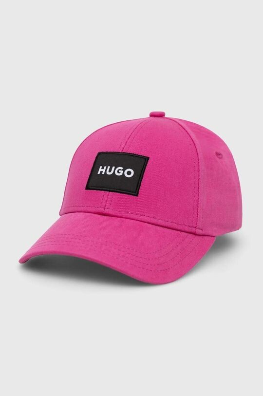 

Хлопковая бейсболка Hugo, розовый
