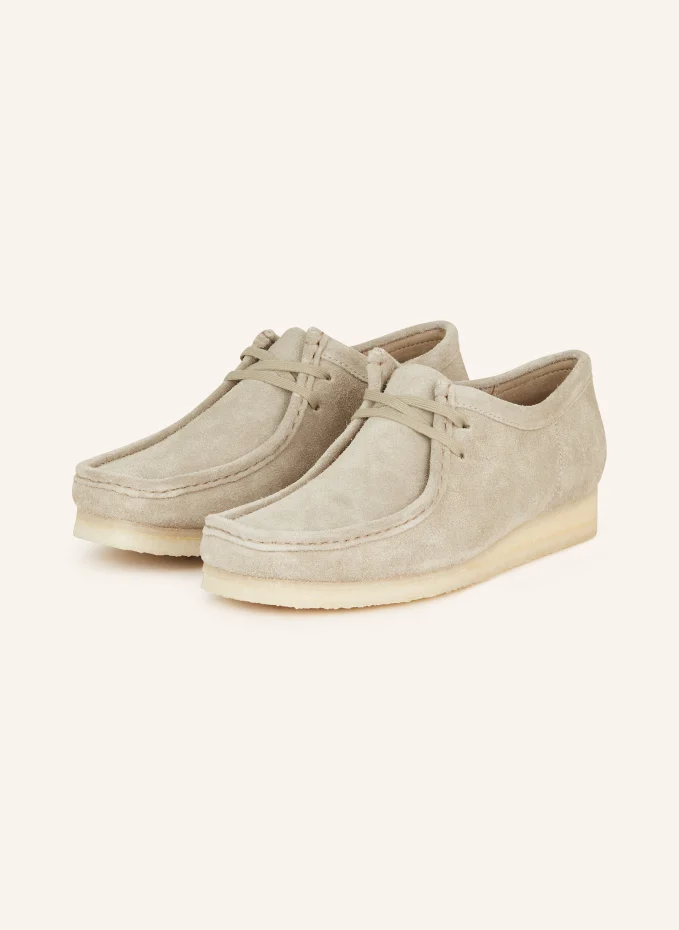 

Ботинки wallabee дезерты Clarks Originals, серый