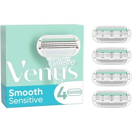 

Лезвия для бритвы Venus Smooth Sensitive с алоэ вера, 19 г, 4 шт., Gillette