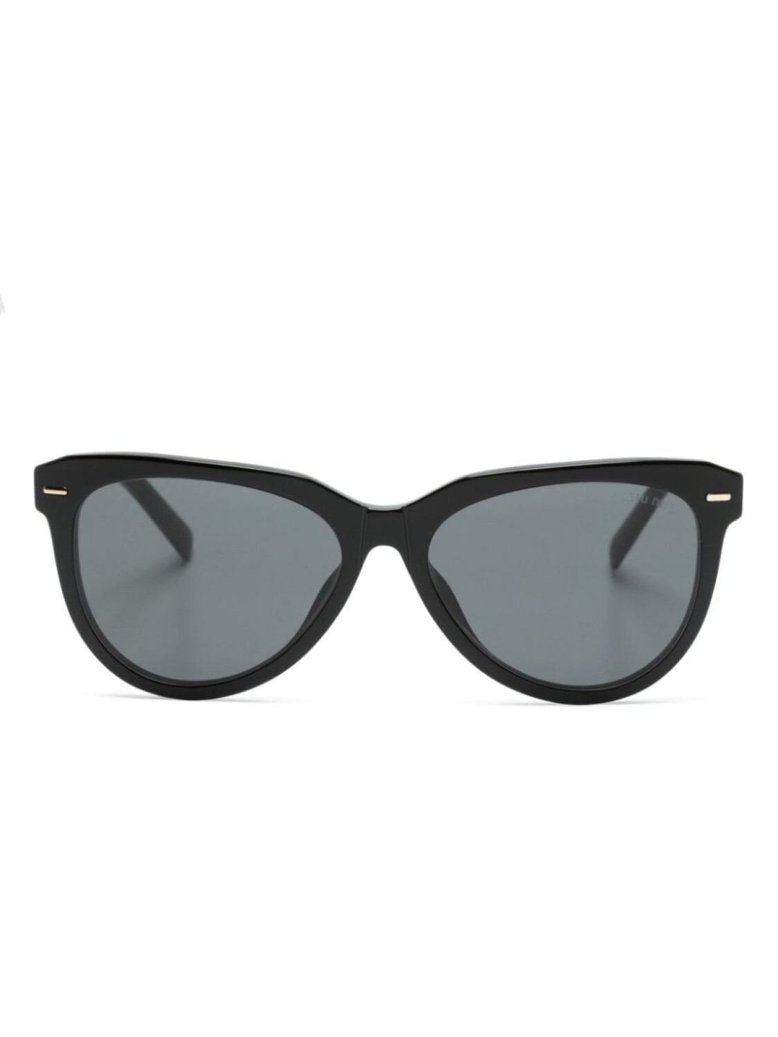 

Miu Miu Eyewear солнцезащитные очки в овальной оправе, черный