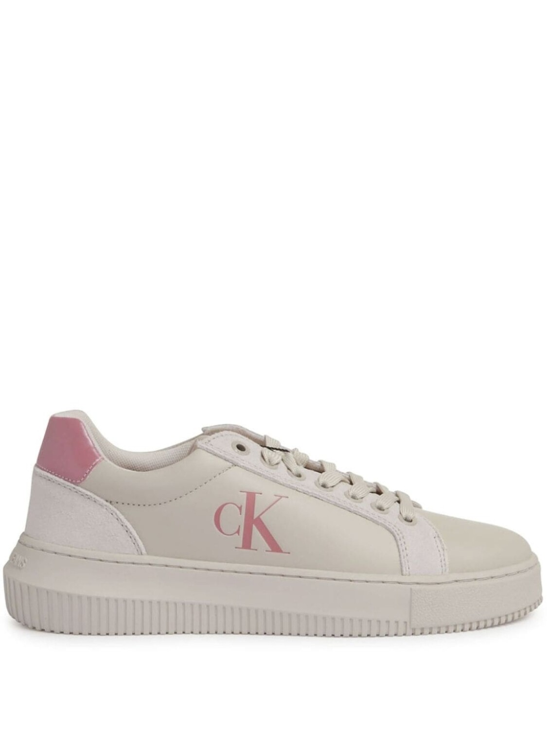 

Calvin Klein кожаные кроссовки, нейтральный цвет
