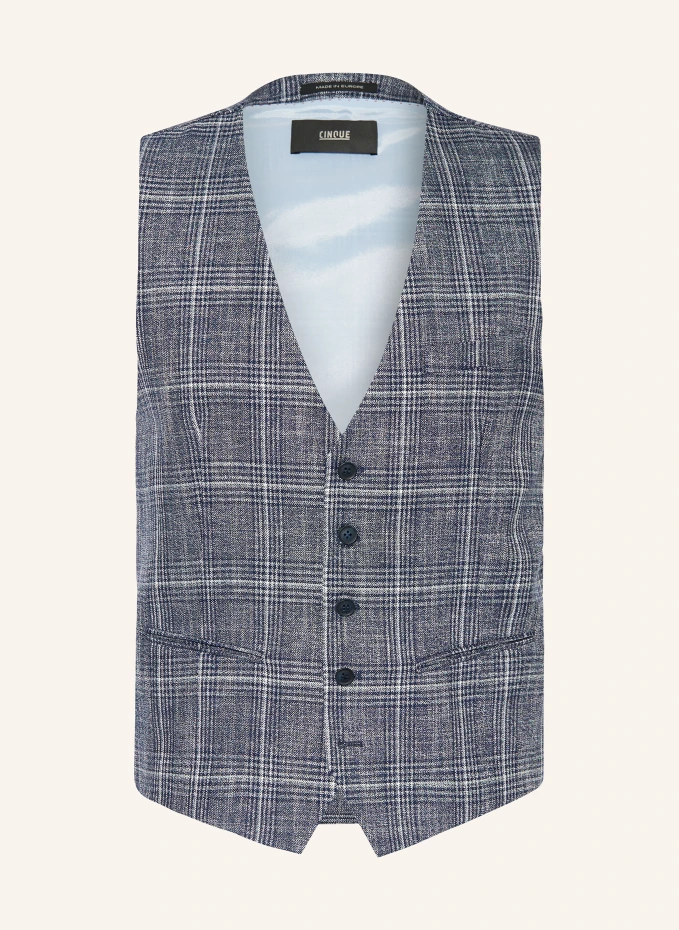 

Жилет костюмный civitra extra slim fit Cinque, синий