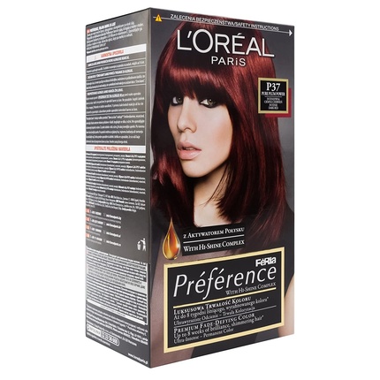 Краска для волос Loreal Feria Preference P37 Pure Plum Power, L'Oreal