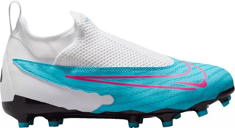 

Детские футбольные бутсы Nike Phantom GX Academy DF FG, синий/розовый