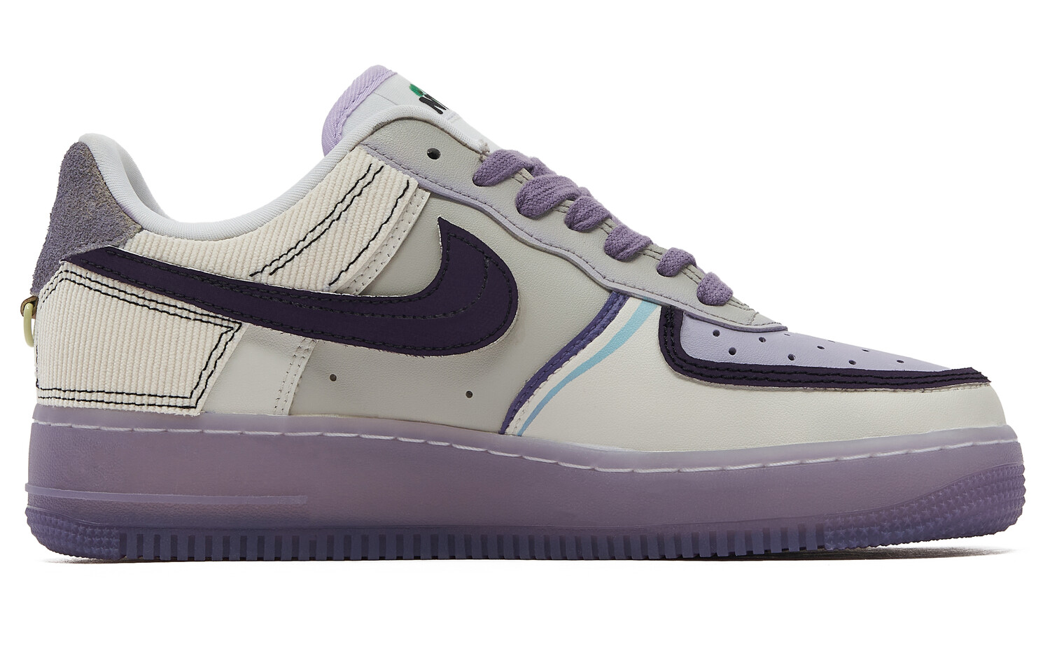 

Кроссовки Nike Air Force 1 Skateboarding Shoes Women's Low-top White/purple, фиолетовый
