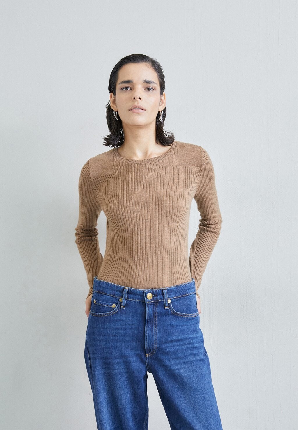 

Свитшот rag & bone AUDRINA CREW, цвет camel