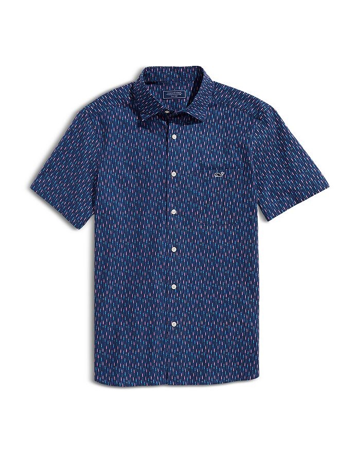 

Рубашка на пуговицах Firecracker из микро-хлопковой смеси стандартного кроя Vineyard Vines