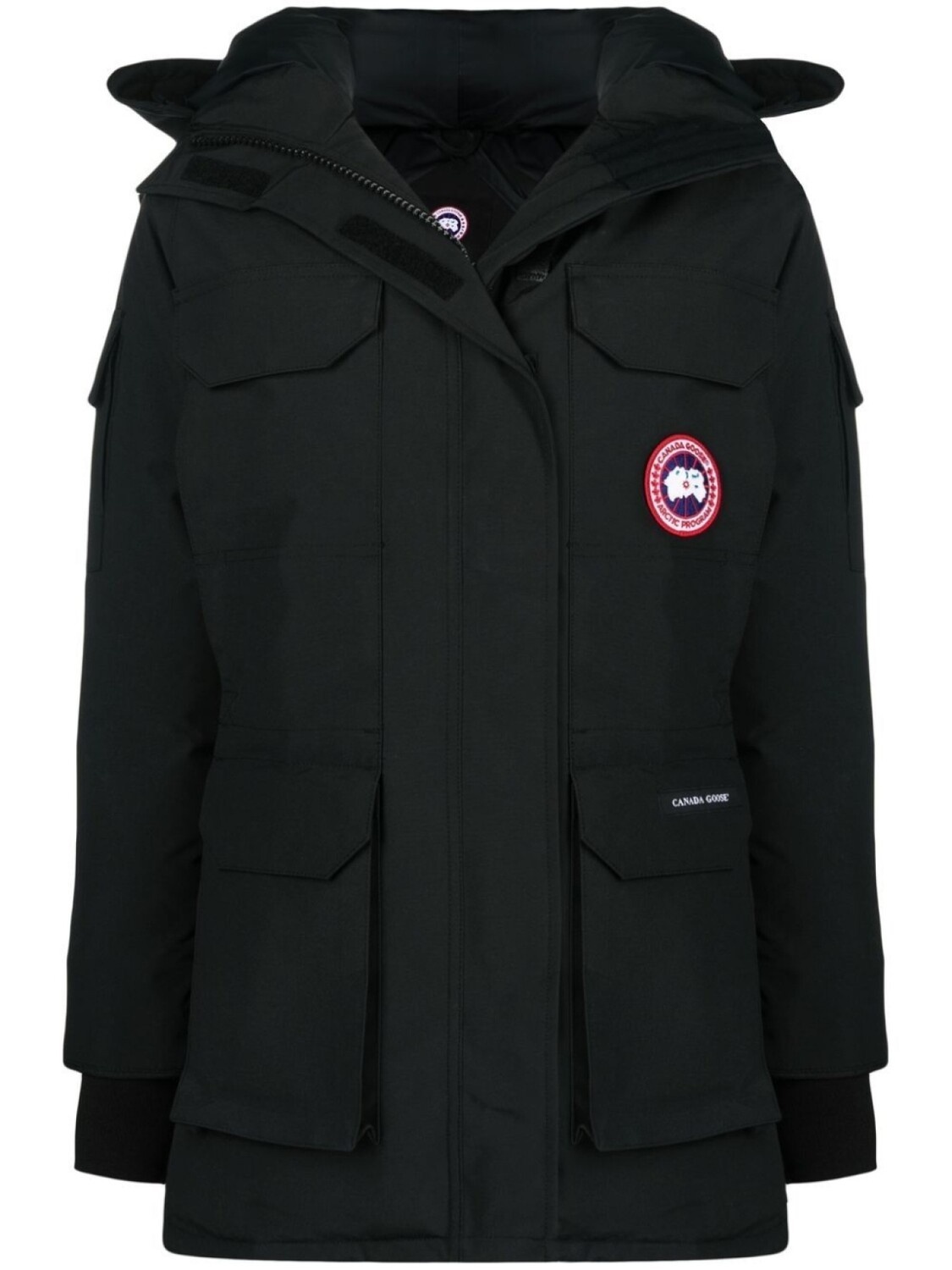 

Canada Goose пуховик с капюшоном, черный