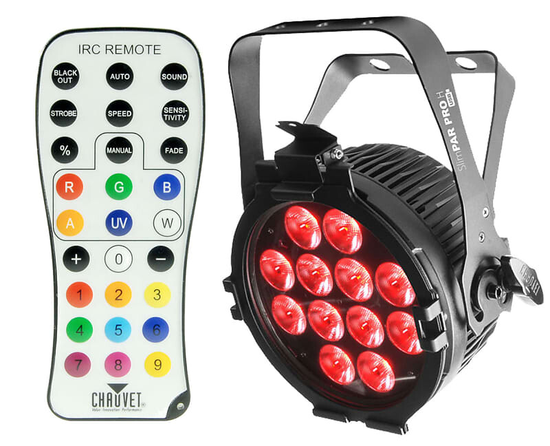

Светодиодный прожектор Chauvet SlimPAR Pro H USB DMX RGBAW+UV LED Wash Light
