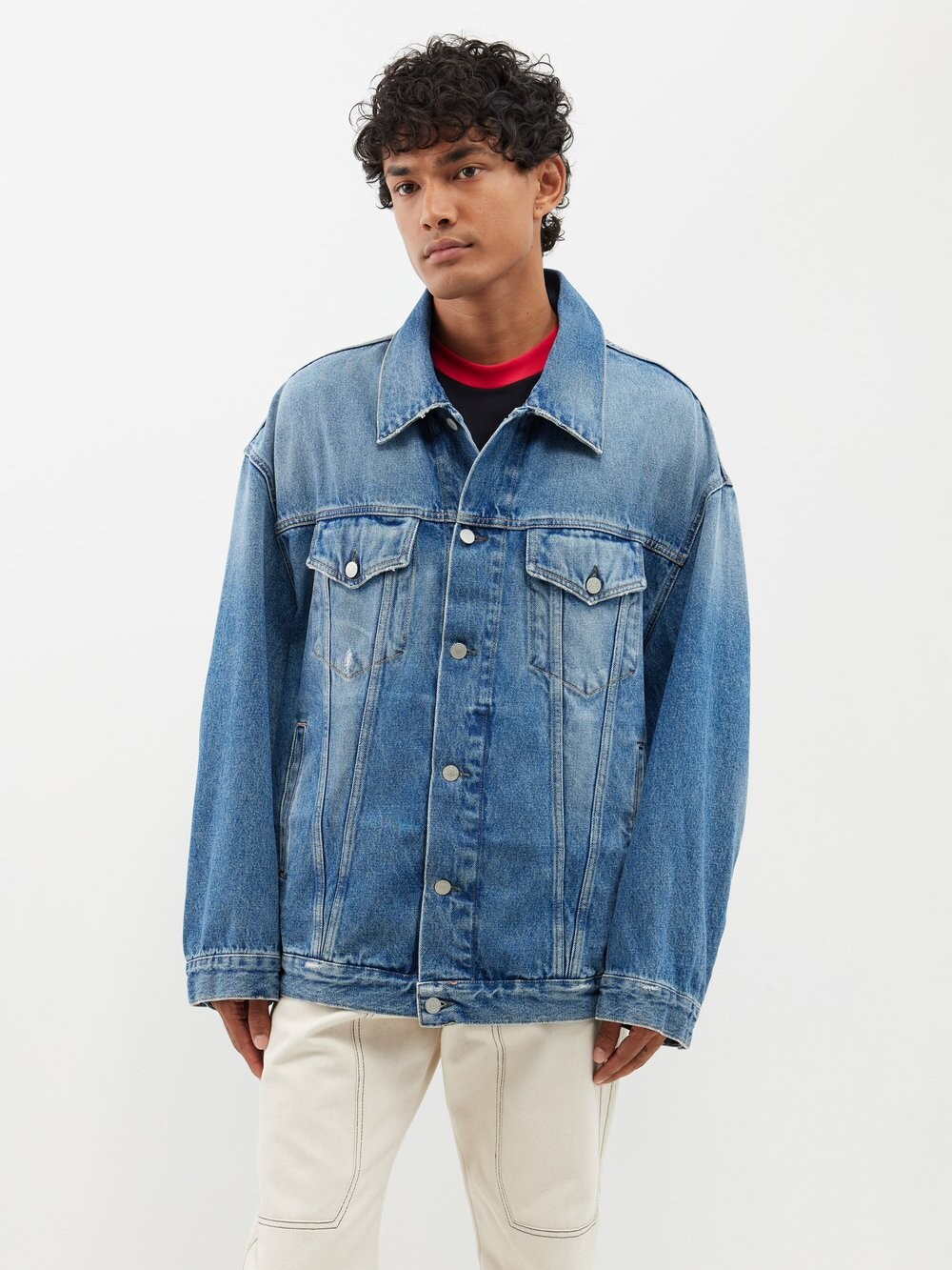 

Джинсовая куртка оверсайз morris Acne Studios, синий