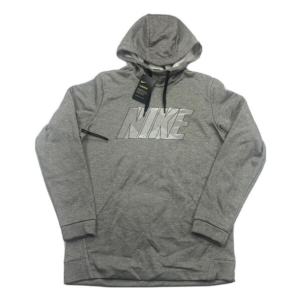 

Толстовка Nike Therma Fit Graphic Hoodie 'Heather Grey', серый
