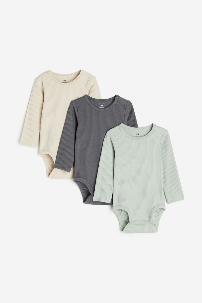 

Боди с 3 ребрами H&M