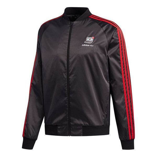 Куртка adidas neo M Vlday Jkt Logo Printing Sports Jacket Black, черный
