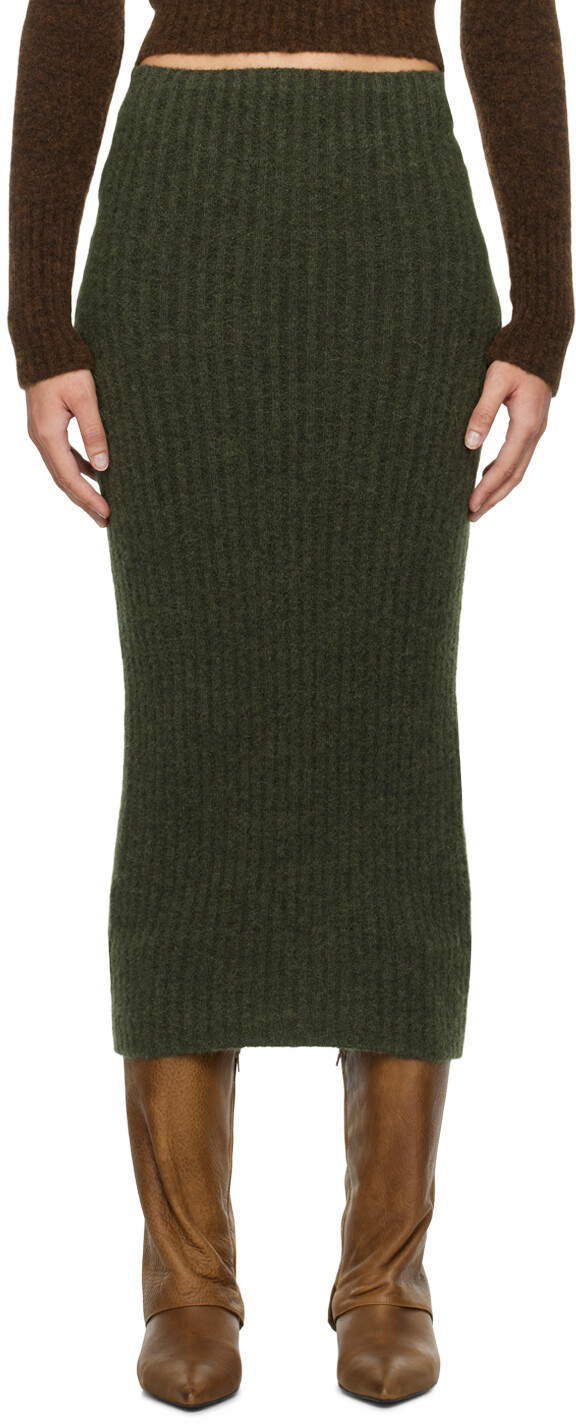 

Хаки-юбка макси Siracuza Paloma Wool