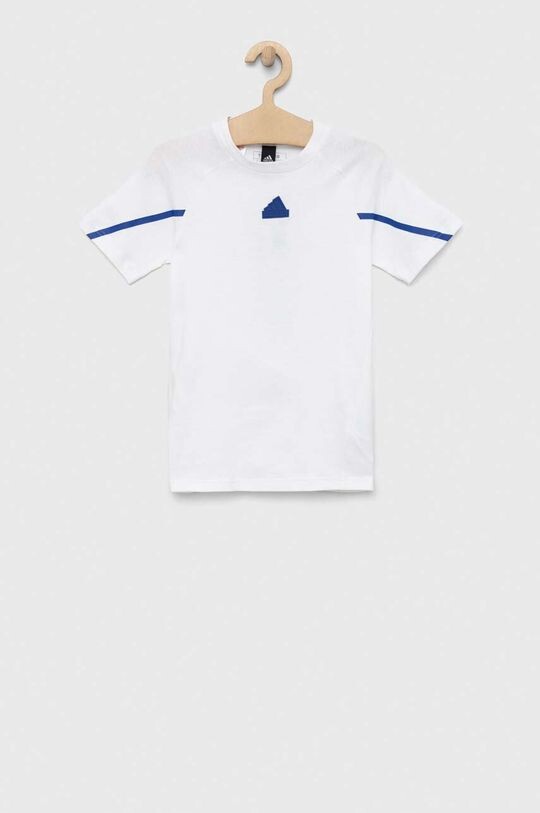

Детская футболка из хлопка B D4GMDY adidas, белый