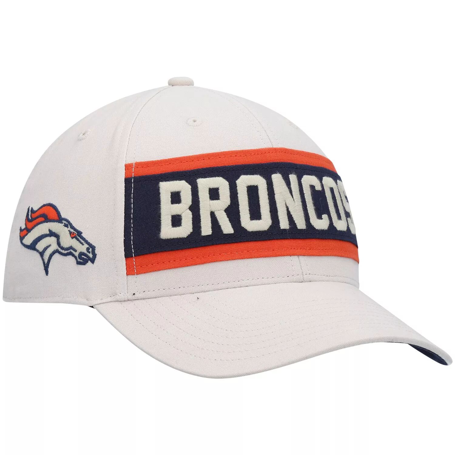 Мужская регулируемая кепка кремового цвета Denver Broncos Crossroad MVP '47