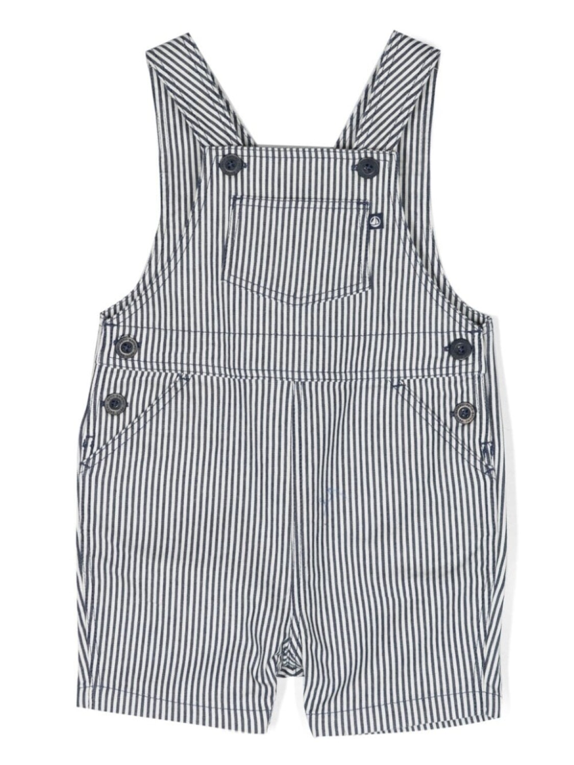 

Petit Bateau комбинезон в полоску, синий