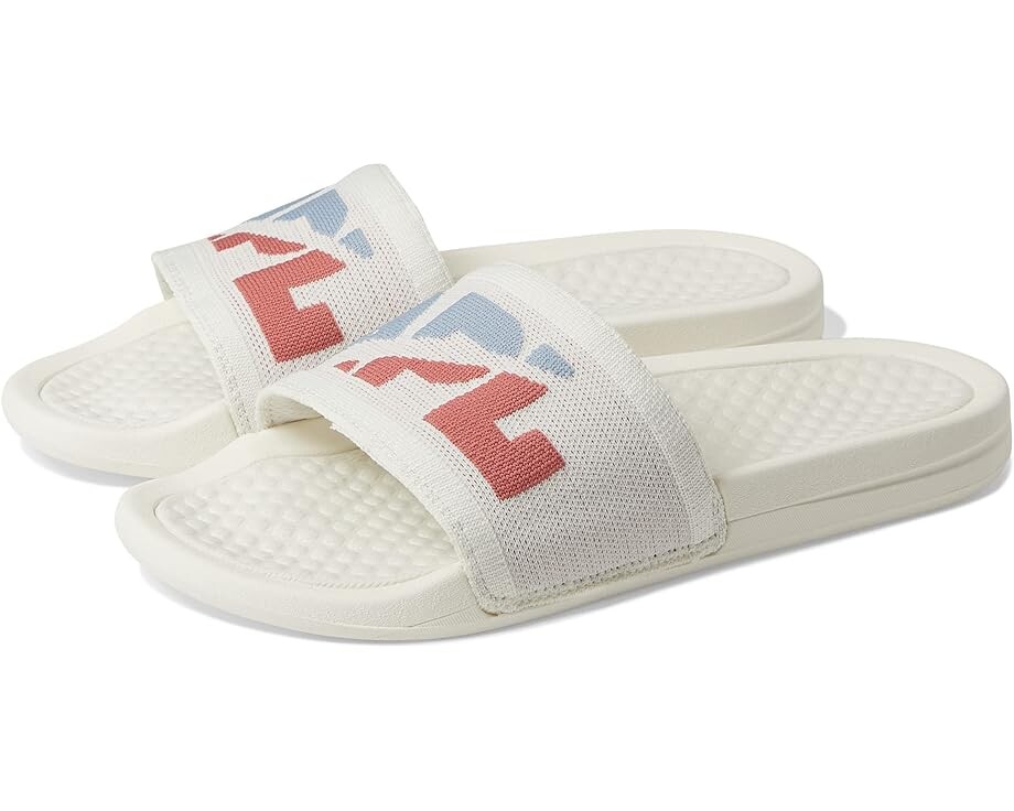 Сандалии Athletic Propulsion Labs Big Logo Techloom Slide, цвет Ivory/Frozen Grey/Cedar