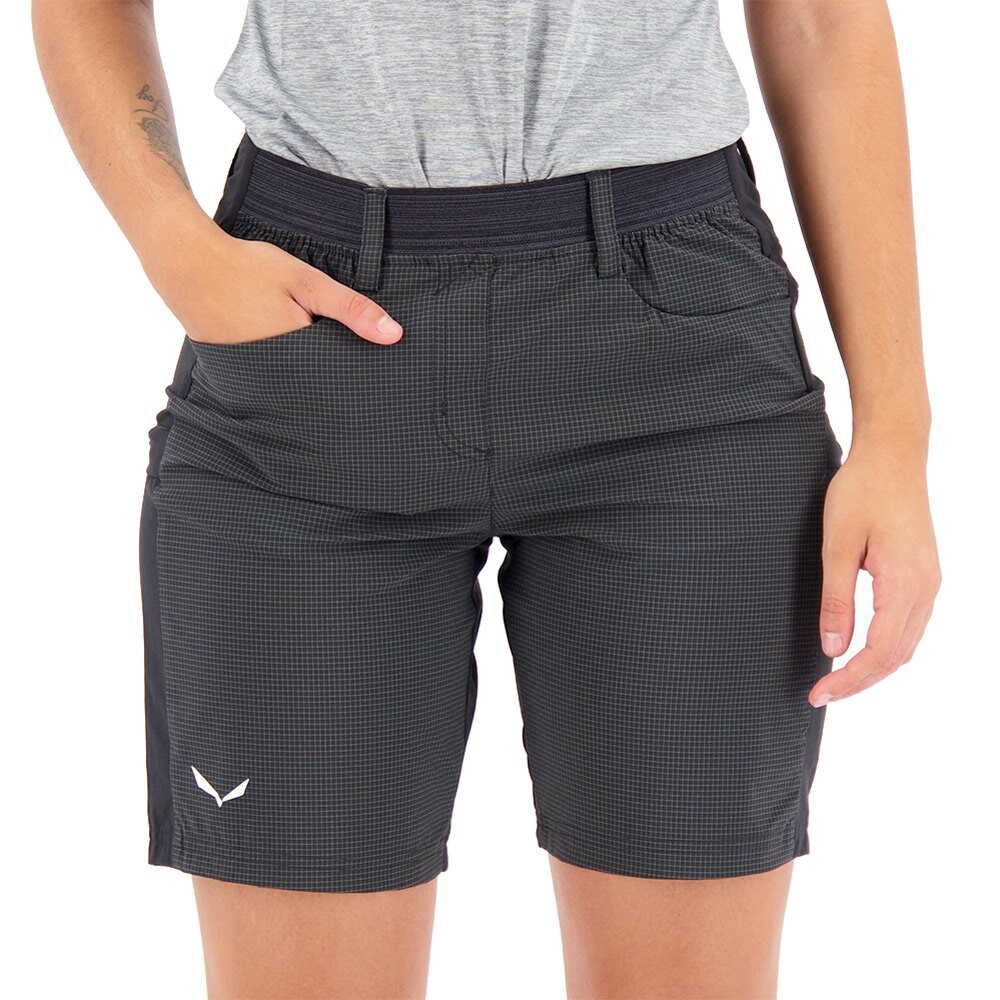 

Брюки Salewa Puez 3 Durastretch Shorts, черный